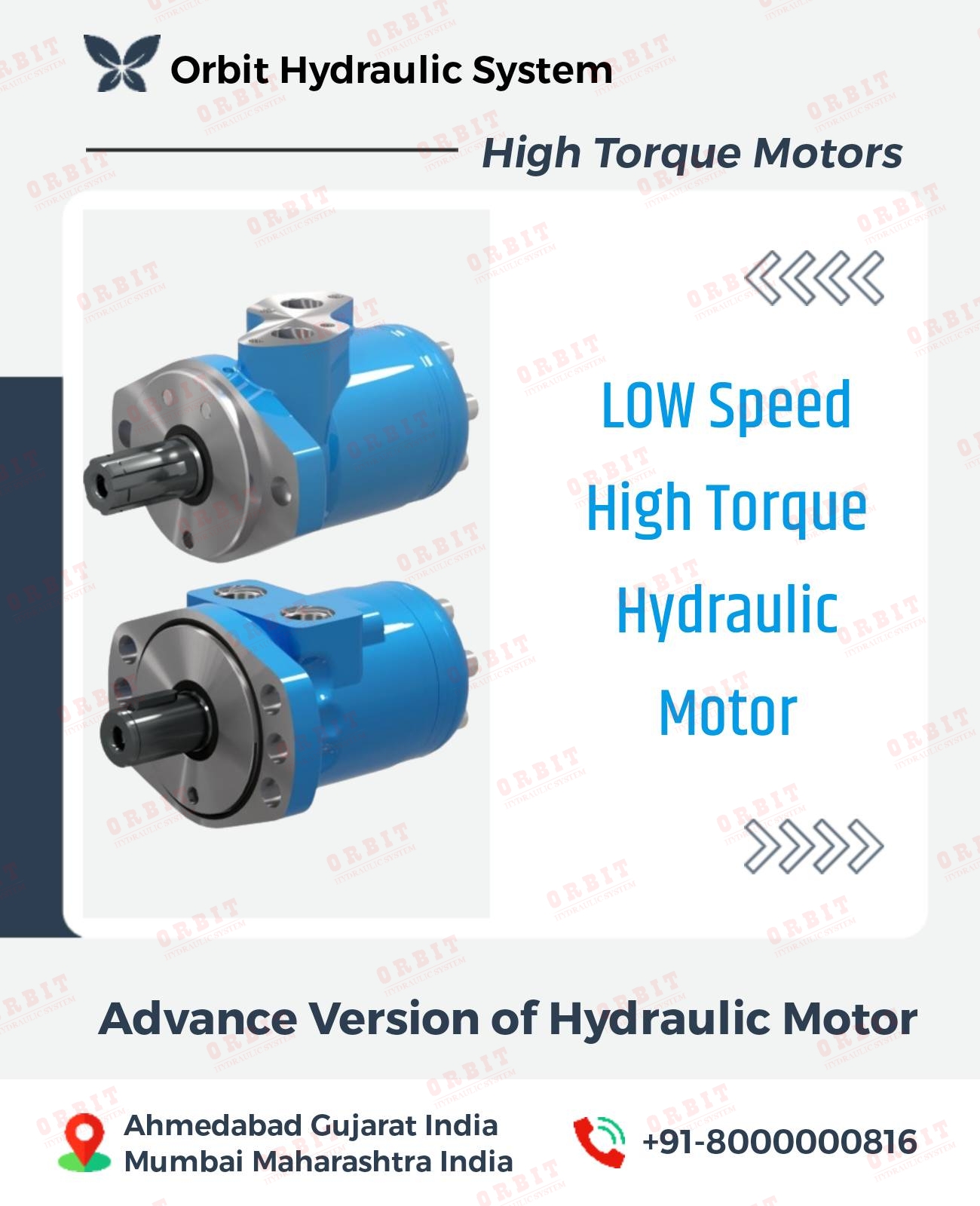 OMRX-250 83063106 White Hydraulic Motor In Ahmedabad Mumbai Pune Chennai Bangalore Hyderabad Nashik Indore Jaipur Thane Coimbatore India